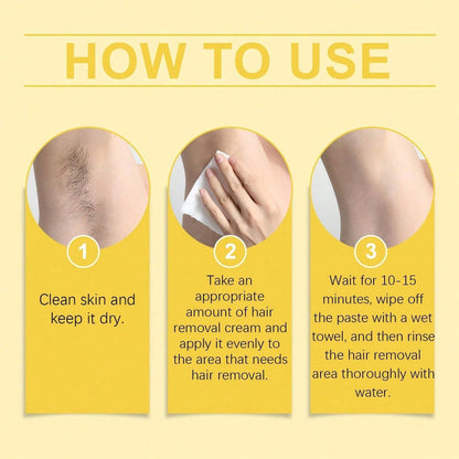 Bee Venom Milk Moisturizing Depilatory Cream, Gentle Body Depilatory Cream Armpit Hands And Legs Depilatory Cream