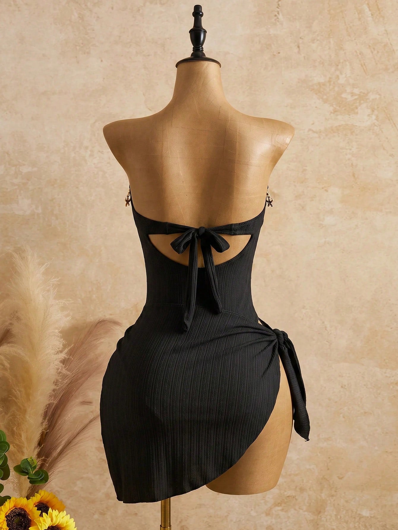 Bellisia Women's White Summer Casual Holiday Pool Party Vacation Holiday,Elegant Strapless Corset Mini Dress,Jacquard Pleated Boho Retro Wedding Guest Dress