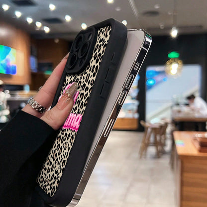 Big Mama Leopard Print Phone Case Compatible With 17 16 Pro Max 15 Pro Max 13 And 12 Made Of TPU Material Providing Shock And Drop Protection Perfect For Those Who Love A Bold Style And Make A Gr