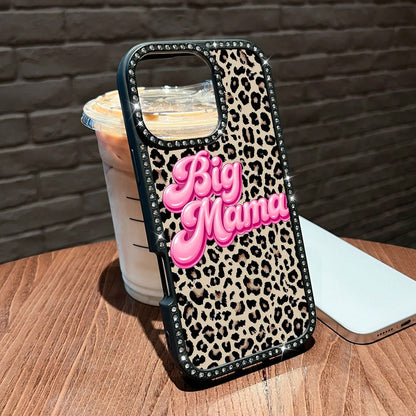 Big Mama Leopard Print Phone Case Compatible With 17 16 Pro Max 15 Pro Max 13 And 12 Made Of TPU Material Providing Shock And Drop Protection Perfect For Those Who Love A Bold Style And Make A Gr