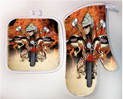 Pot Holder & Oven Mitt Set