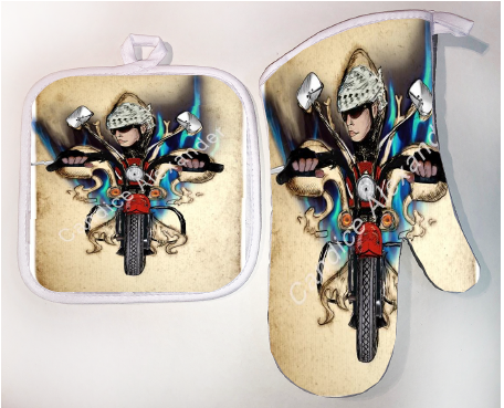 Pot Holder & Oven Mitt Set