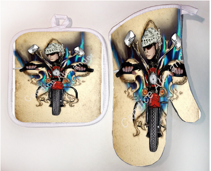 Pot Holder & Oven Mitt Set