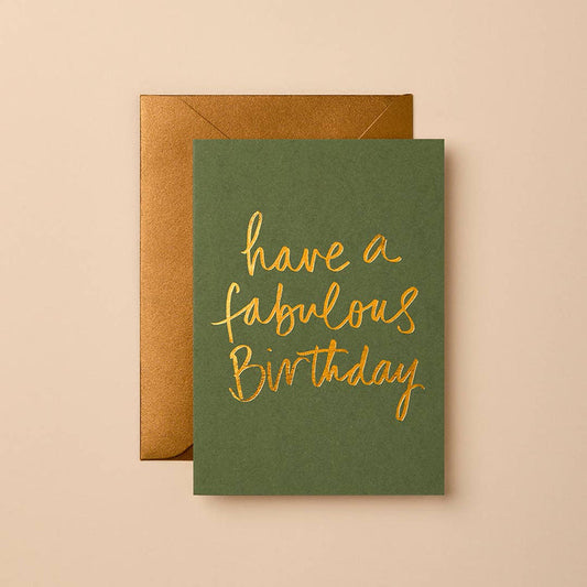 Birthday Card | Signature Foil Greeting Card