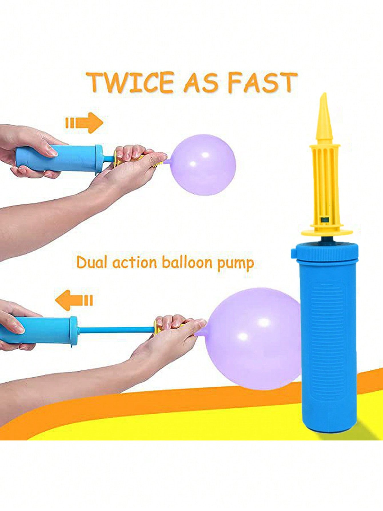 Birthday Wedding Inflatable Balloons, Manual Inflation Balloons, Balloon Accessories, Manual Inflation Pump, Baby Party Home Decor Gifts