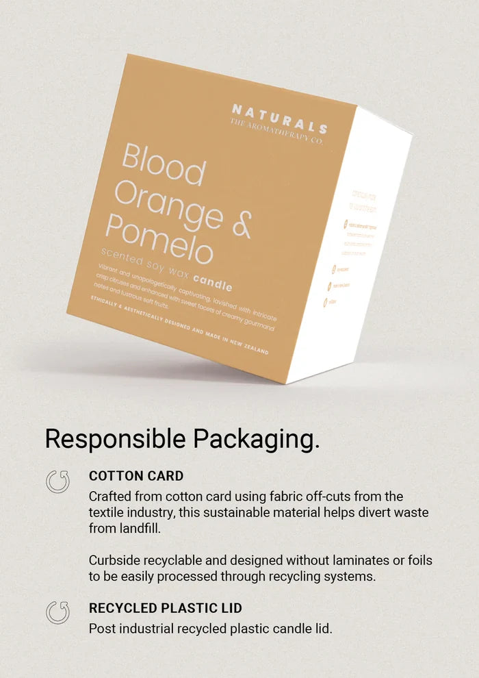 Blood Orange & Pomelo Scented Candle