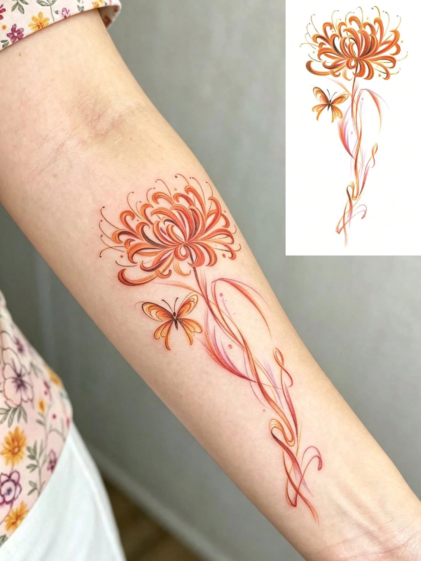 Body Art Temporary Tattoos For Women,Colorful, Romantic, And Elegant Butterfly Designs.Waterproof Fake Tattoos, Lasting 2-5 Days, Perfect For Festivals, Parties, Weddings, Gifts, And Music Festivals.