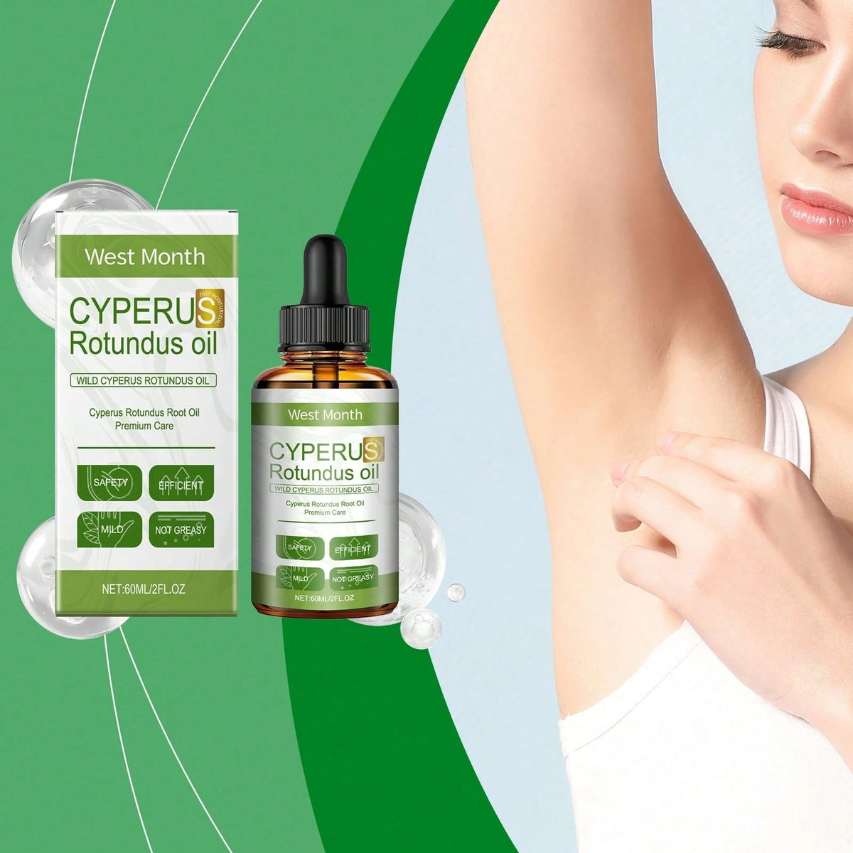 Body Hair Removal Essential Oil Gentle Care Body Hair Removal Smooth Skin Moisturizing Oil