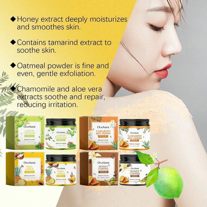 Body Scrub Moisturizes Gently, Cleanses, Hydrates And Hydrates All Over Skin Exfoliating Scrub