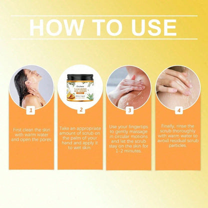Body Scrub Moisturizes Gently, Cleanses, Hydrates And Hydrates All Over Skin Exfoliating Scrub