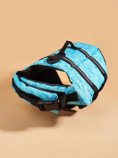BONAPET Summer Pet High Buoyancy Adjustable Life Jacket, Cat & Dog Swimwear