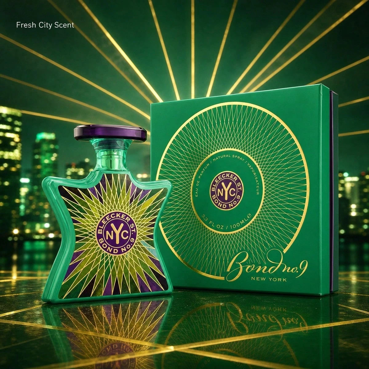 Bond N O9. Bleecker Street 100ml/3.4oz Eau De Parfum Spray, Long Lasting Perfume Cologne, Fruity Citrus Scent For Daily Wear, Evening, Travel And Gift