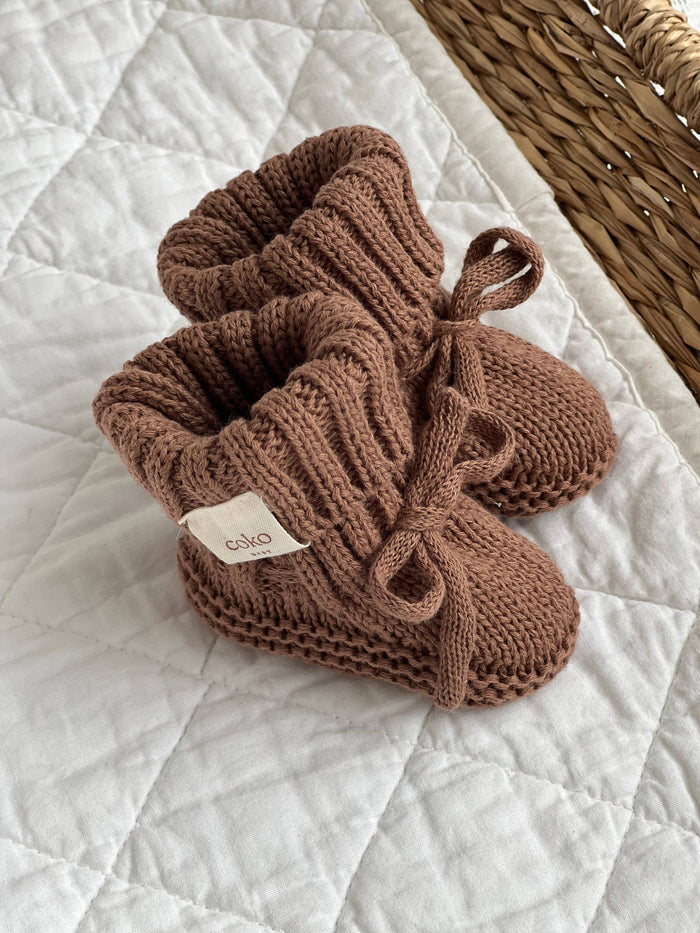 Booties - Chocolate Brown