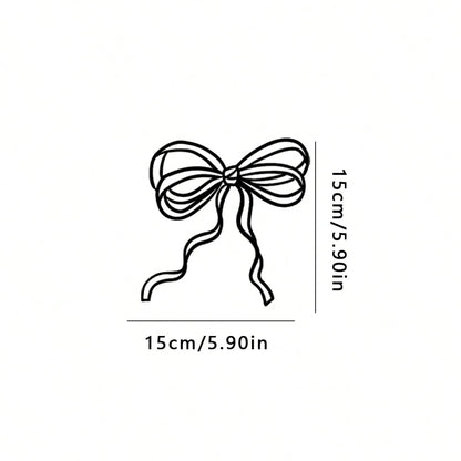 Bows Printed Stickers, Cute Car Stickers, Bows Stickers, Girl Style Stickers, Fashionable Car Stickers, Academic Style Car Stickers, Aesthetic Stickers.