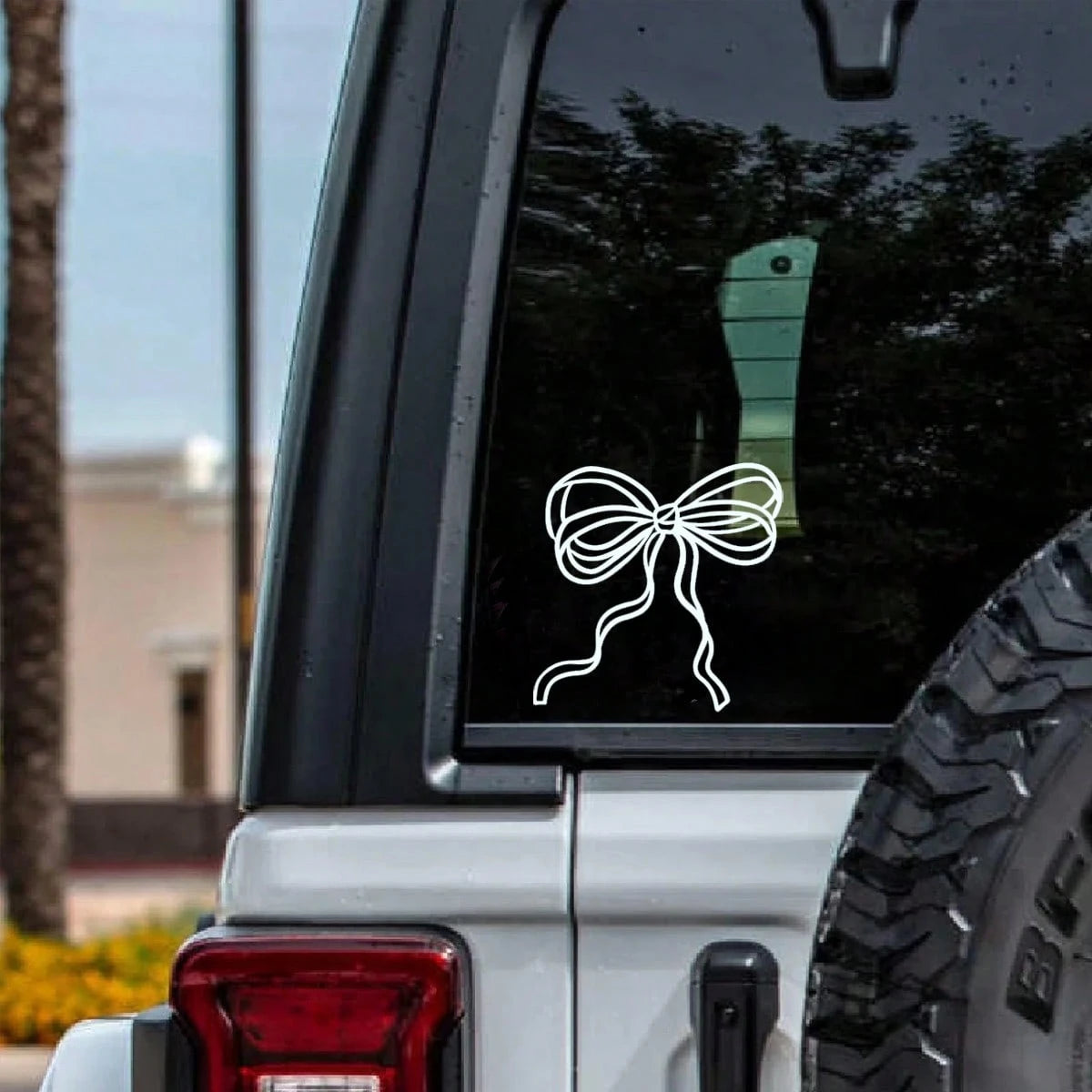Bows Printed Stickers, Cute Car Stickers, Bows Stickers, Girl Style Stickers, Fashionable Car Stickers, Academic Style Car Stickers, Aesthetic Stickers.