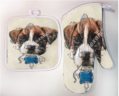 Pot Holder & Oven Mitt Set