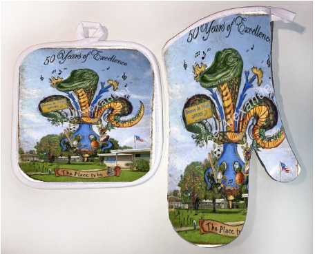 Pot Holder & Oven Mitt Set