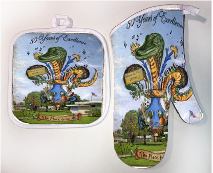 Pot Holder & Oven Mitt Set