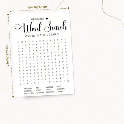 Bridal Shower Games Wedding Shower Games Bachelorette Party Engagement Party 50 Guests Fun Wedding Word Search