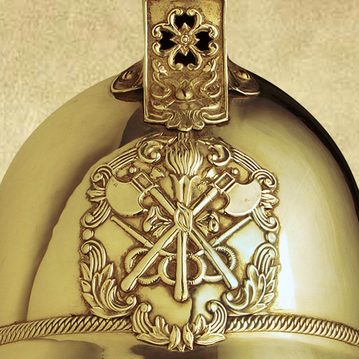 British Brass Fireman's Helmet