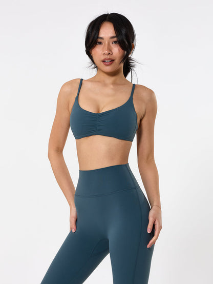 Buttercup Sports Bra - Enchanted Teal