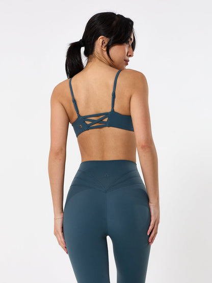 Buttercup Sports Bra - Enchanted Teal