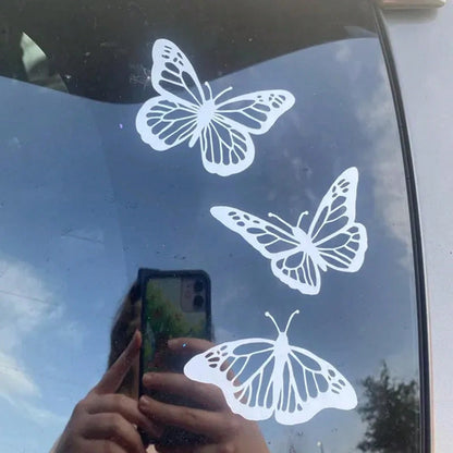 Butterfly Car Stickers, Waterproof Vinyl Bumper Stickers, Cute Lady Car Decals, Water Bottles, Tumblers, Notebook Stickers, Car Decals, Cute Gifts- These Are All Great Choices To Give To Her.