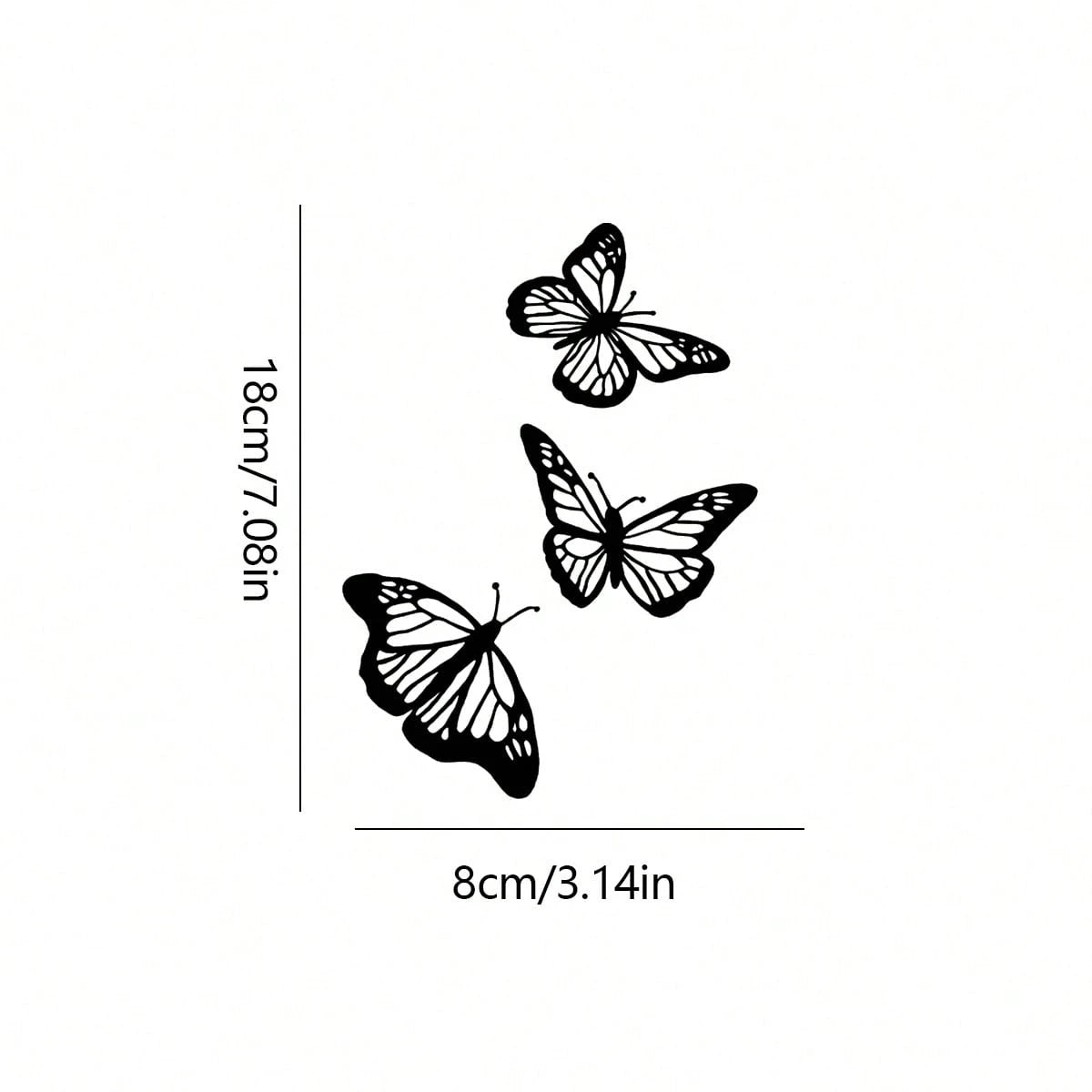Butterfly Car Stickers, Waterproof Vinyl Bumper Stickers, Cute Lady Car Decals, Water Bottles, Tumblers, Notebook Stickers, Car Decals, Cute Gifts- These Are All Great Choices To Give To Her.