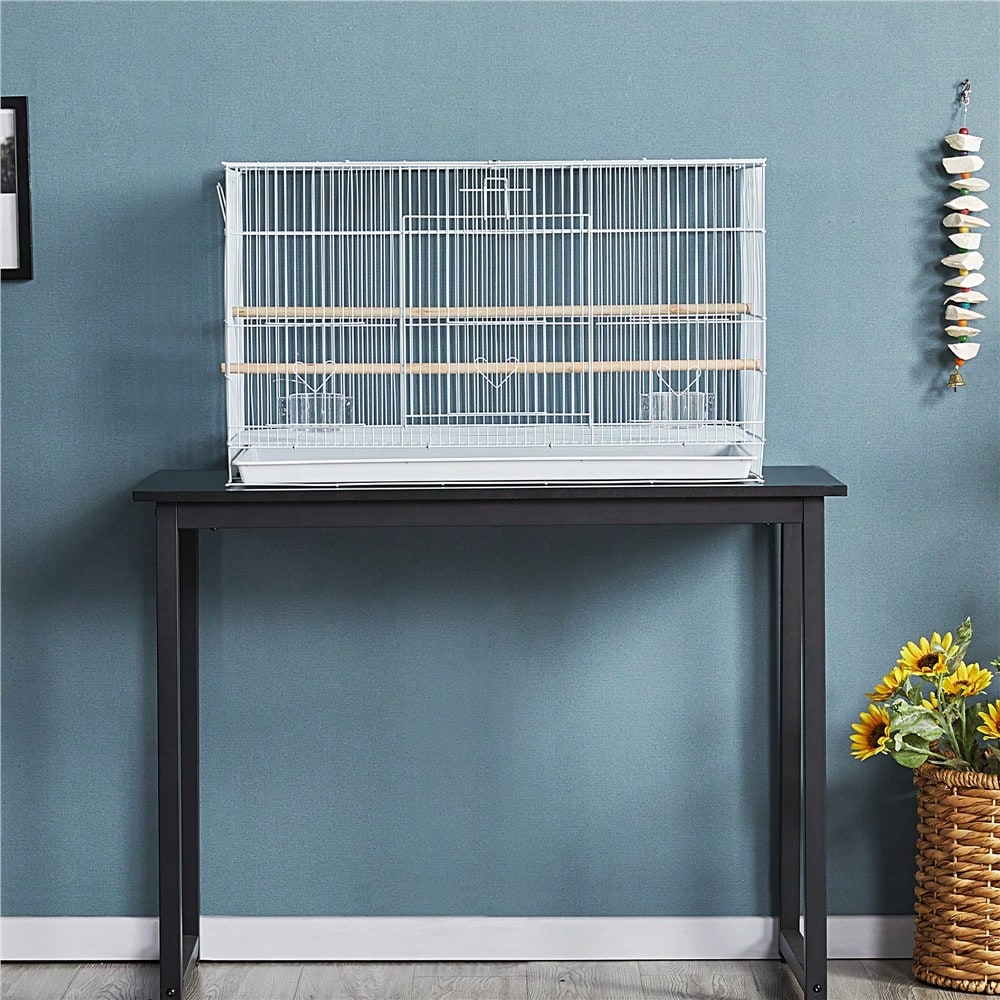 Butterslay 1pc Modern Flight Cage Birdcage With Slide-Out Tray For Small Birds Parrots