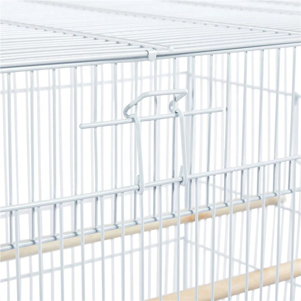 Butterslay 1pc Modern Flight Cage Birdcage With Slide-Out Tray For Small Birds Parrots