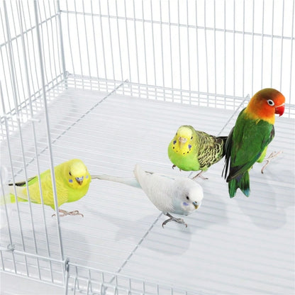 Butterslay 1pc Modern Flight Cage Birdcage With Slide-Out Tray For Small Birds Parrots