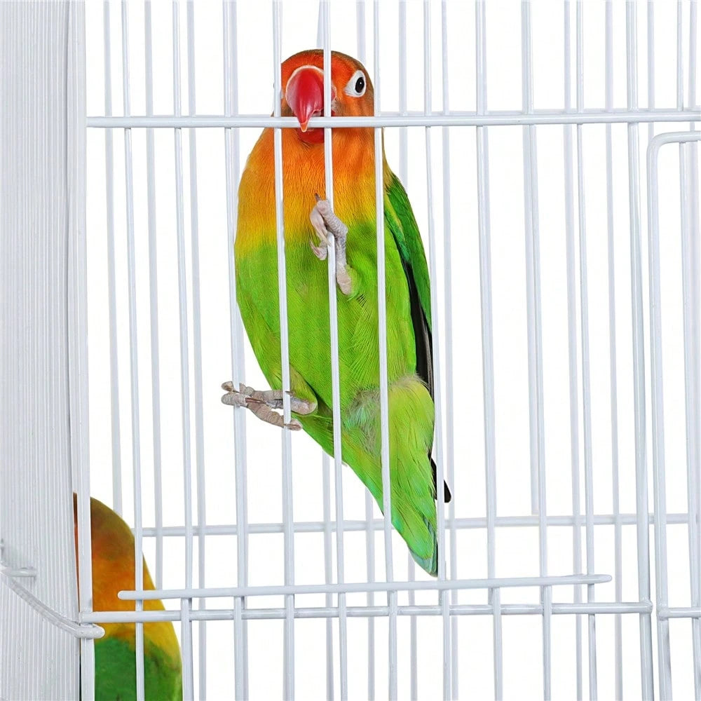 Butterslay 1pc Modern Flight Cage Birdcage With Slide-Out Tray For Small Birds Parrots