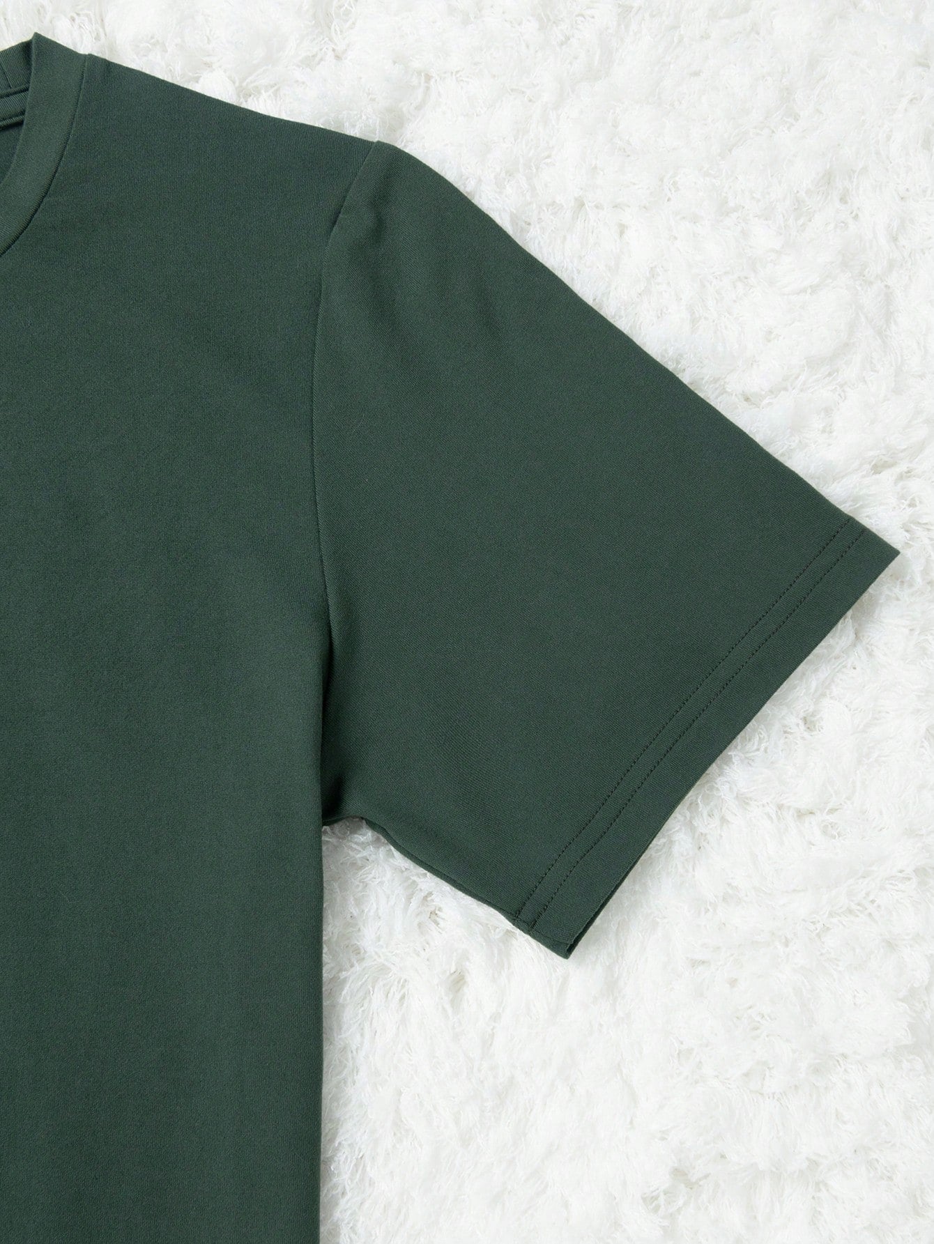Calvaya Plus Size Round Neck Short Sleeve Solid Color T-Shirt