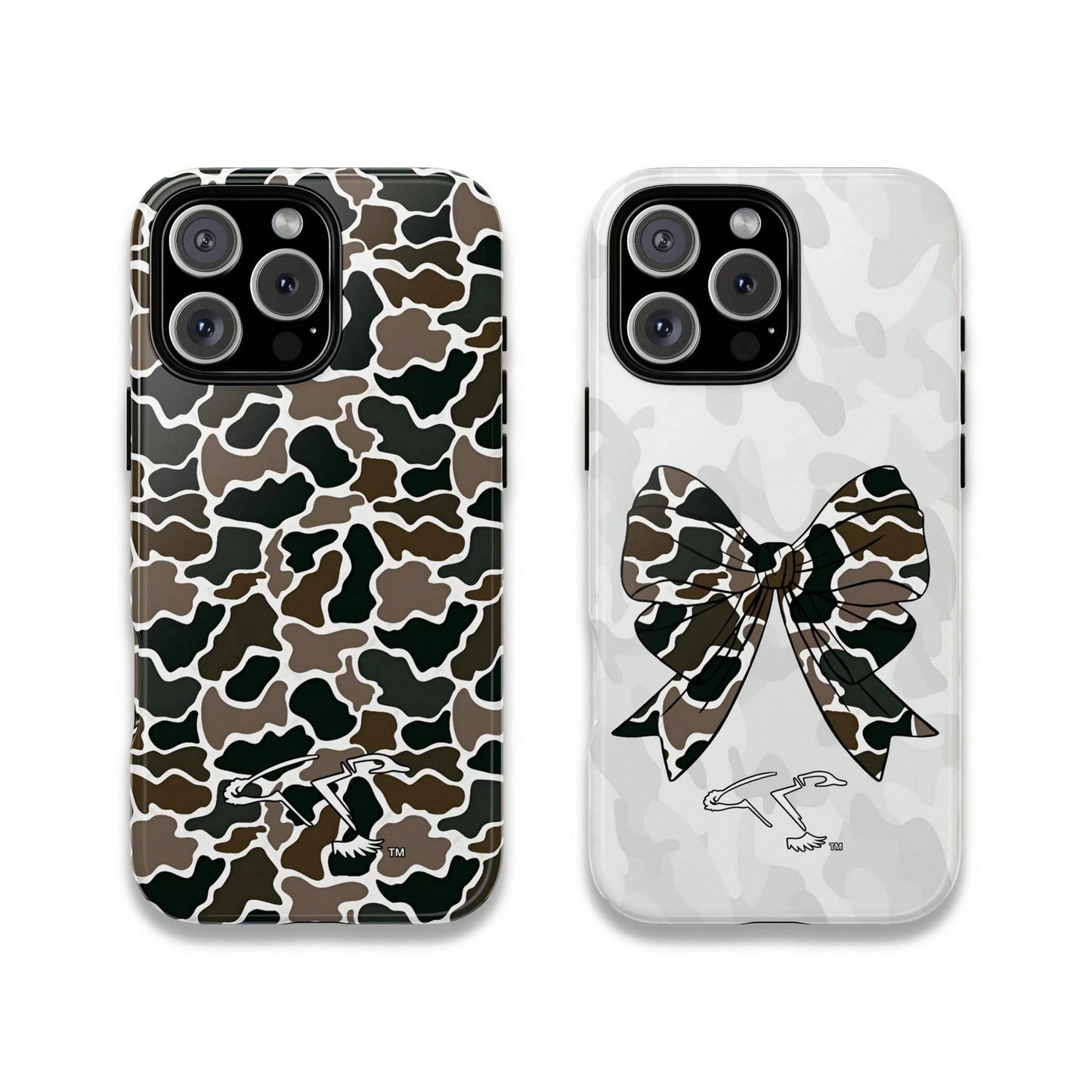 Camouflage Duck Hunting Patterns Tough Phone Case, 16 Pro Max Case Men Gifts, Gift For Boyfriend, Girlfriend, Shockproof Protection Cover Protective