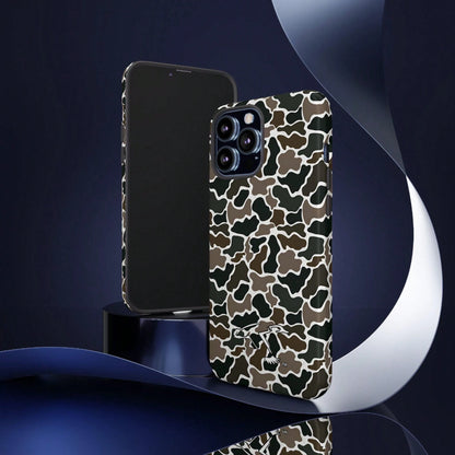 Camouflage Duck Hunting Patterns Tough Phone Case, 16 Pro Max Case Men Gifts, Gift For Boyfriend, Girlfriend, Shockproof Protection Cover Protective