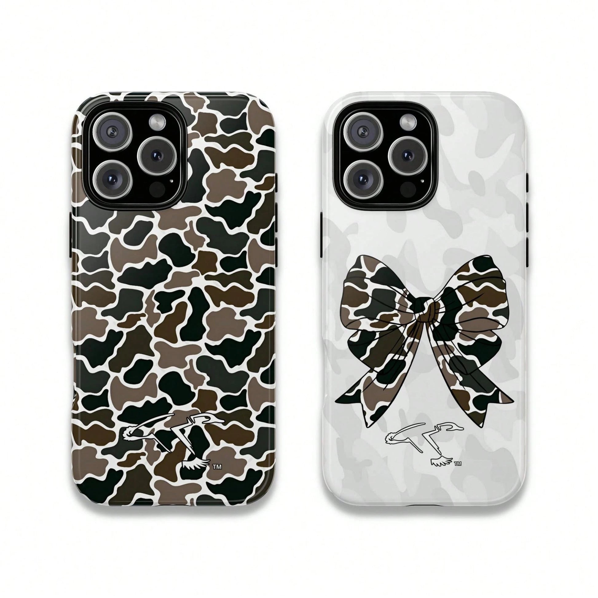 Camouflage Duck Hunting Patterns Tough Phone Case, 16 Pro Max Case Men Gifts, Gift For Boyfriend, Girlfriend, Shockproof Protection Cover Protective