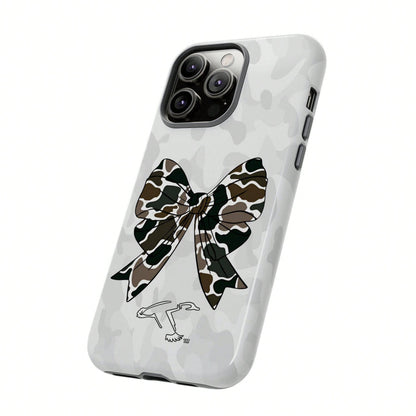 Camouflage Duck Hunting Patterns Tough Phone Case, 16 Pro Max Case Men Gifts, Gift For Boyfriend, Girlfriend, Shockproof Protection Cover Protective