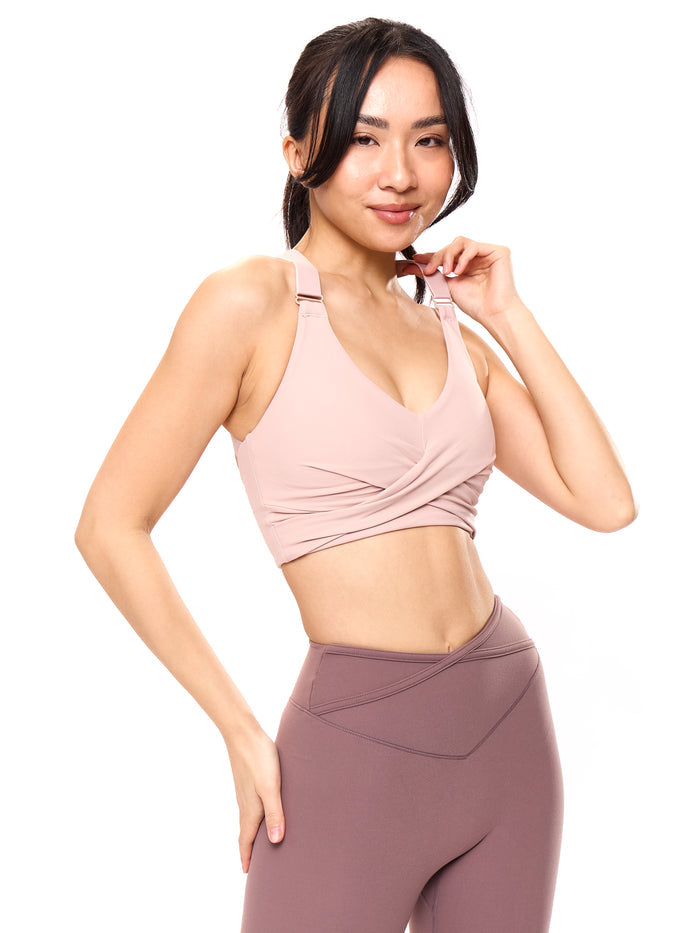 Candy Wrap Sports Bra - Berry Ice