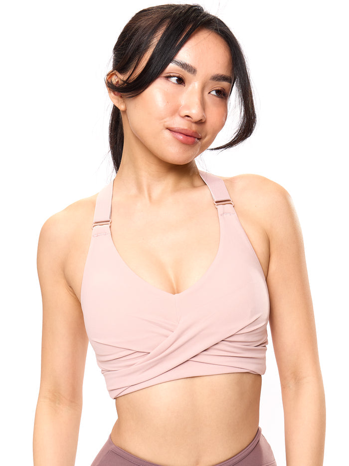 Candy Wrap Sports Bra - Berry Ice
