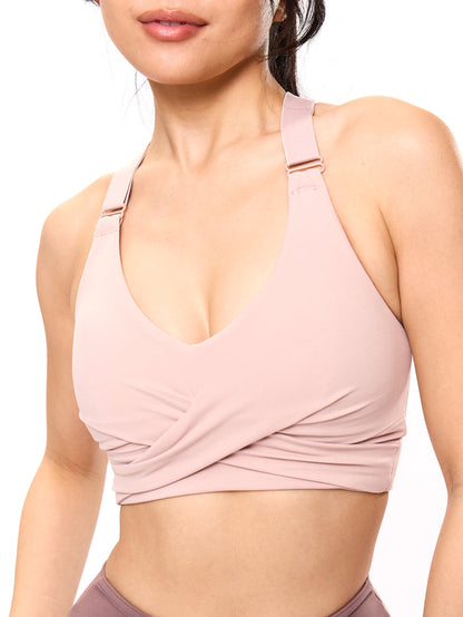 Candy Wrap Sports Bra - Berry Ice