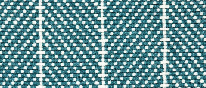 Couristan Stair Runners Canterbury 6359-0001 Cyan Herringbone Wool Assorted Products