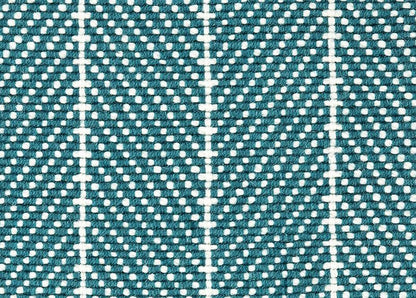 Couristan Stair Runners Canterbury 6359-0001 Cyan Herringbone Wool Assorted Products
