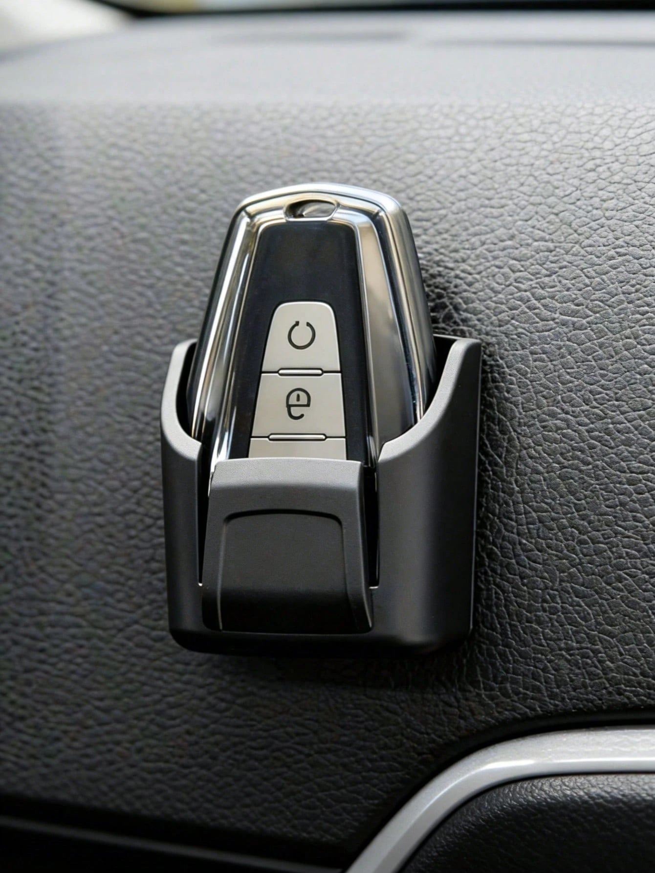Car Air Vent Storage Box PU Leather Hanging Storage Bag Phone Glasses Keys Coins Cards Organizer Universal Car Interior Accessory Suitable For Sedan SUV Truck