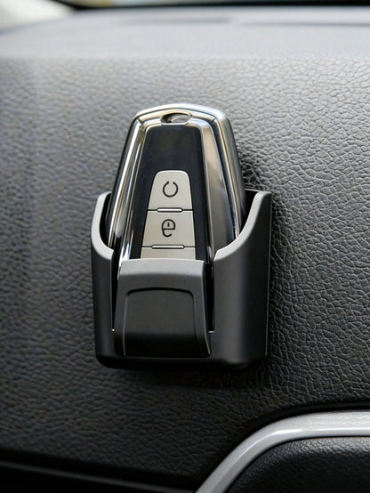 Car Air Vent Storage Box PU Leather Hanging Storage Bag Phone Glasses Keys Coins Cards Organizer Universal Car Interior Accessory Suitable For Sedan SUV Truck