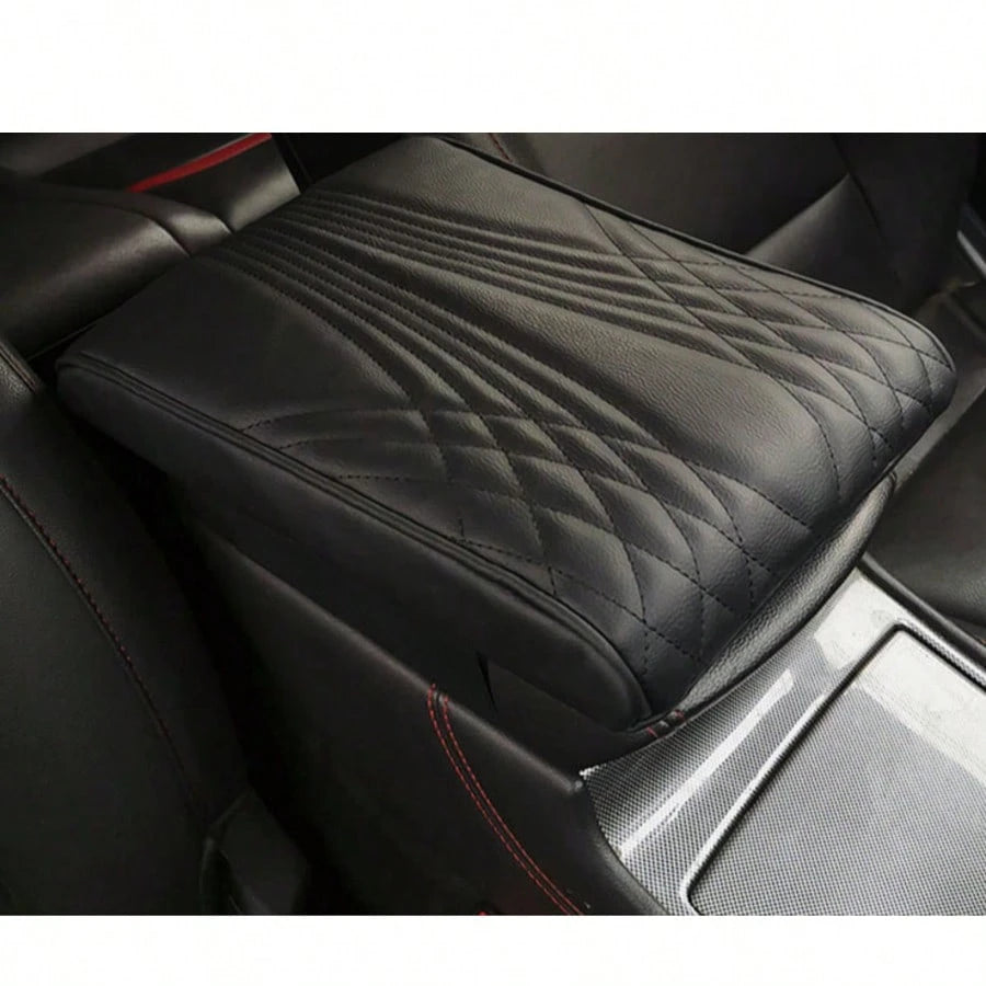 Car Armrest Box Booster Pad Universal Car Armrest Box Memory Foam Booster Pad Center Storage Box Heightening Pad Angel Pattern Multifunctional Memory Foam Armrest Pad Mother's Day Gift Father's Day Gi