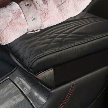 Car Armrest Box Booster Pad Universal Car Armrest Box Memory Foam Booster Pad Center Storage Box Heightening Pad Angel Pattern Multifunctional Memory Foam Armrest Pad Mother's Day Gift Father's Day Gi