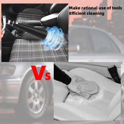 Car Cleaning Gun Interior Detail Blower With 3 EU US JP Interface Adapters Portable Dust Blower For AI Assisted Car Detailing Cordless No Battery Needed
