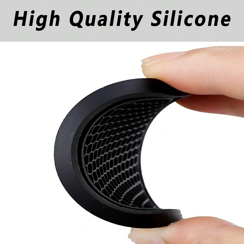 Car Cup Coaster, 4PCS Universal Auto Non-Slip Cup Holder Embedded In Ornaments Silicone Coaster, Car Interior Accessories Sets, White