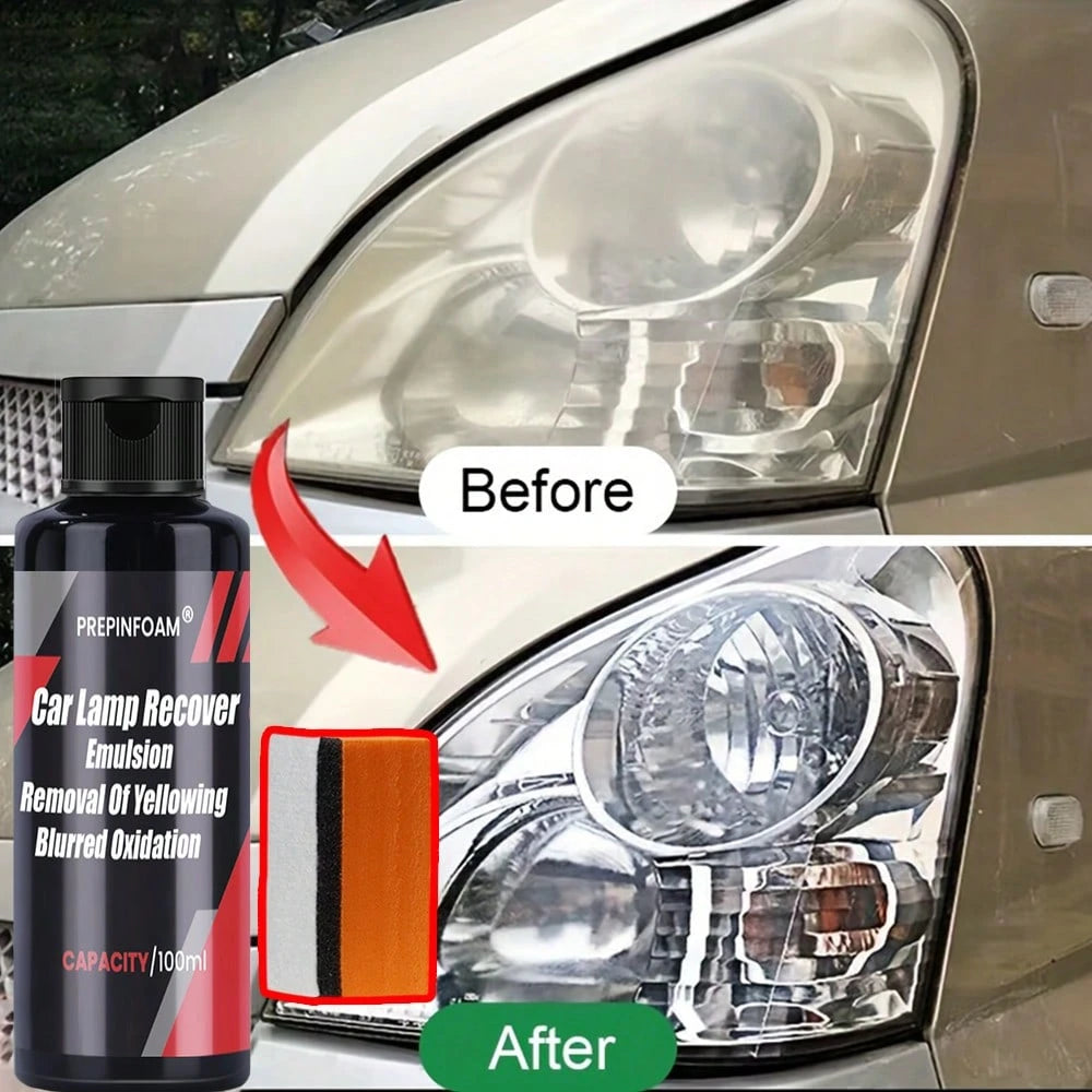 Car Headlight Repair Cream Automotive Headlight Oxidation Yellowing Remove Long-Lasting Clarity, Motorcycle Front Light Repair, Clear Field Of View, Provide Maintenance For Auto Headlights