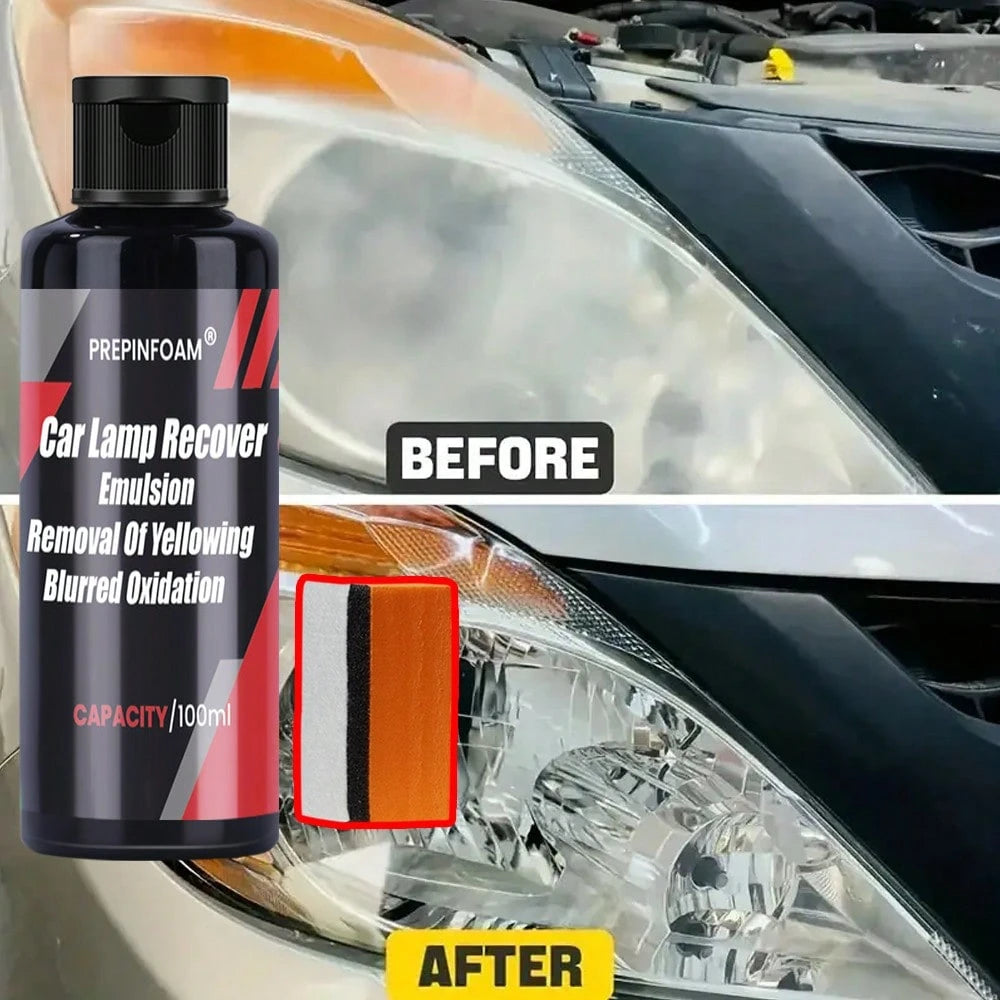 Car Headlight Repair Cream Automotive Headlight Oxidation Yellowing Remove Long-Lasting Clarity, Motorcycle Front Light Repair, Clear Field Of View, Provide Maintenance For Auto Headlights